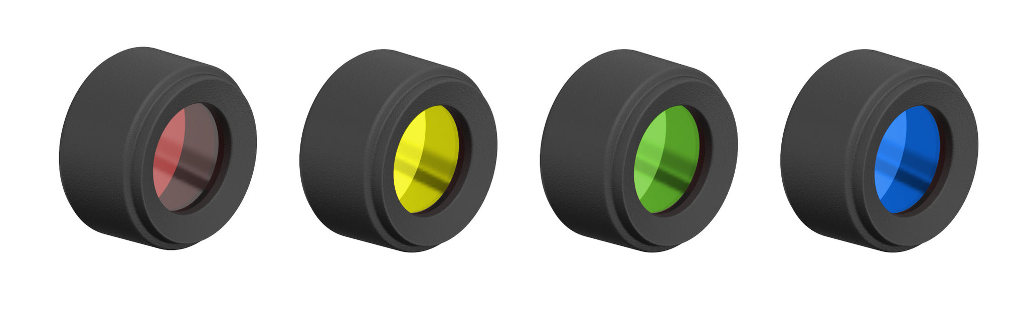 Torch Colour Filter Caps 29.5mm for P5R Core, Set of 4