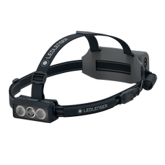 NEO9R Rechargeable Running Head Torch with Chest Strap, 1200 Lumens