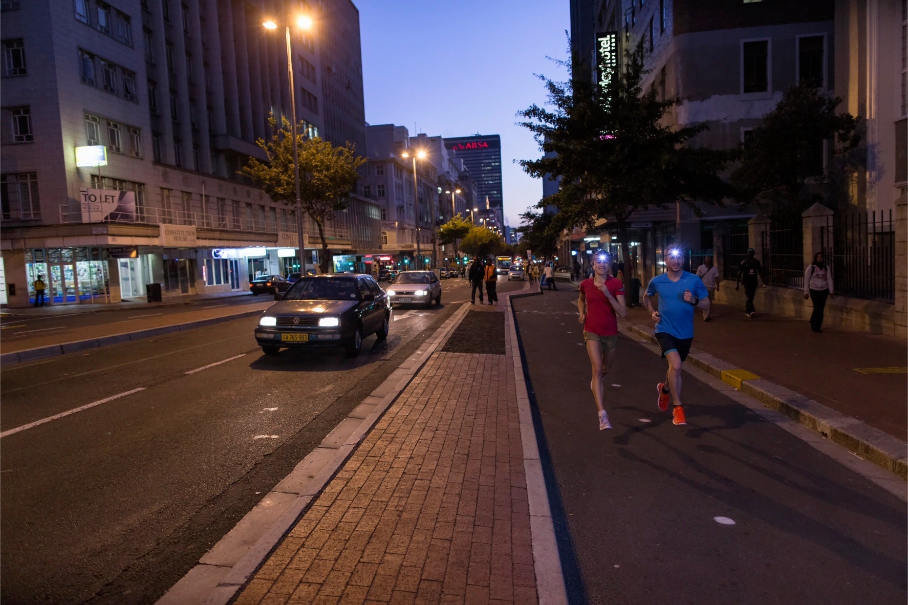 Where to run in Brighton at night