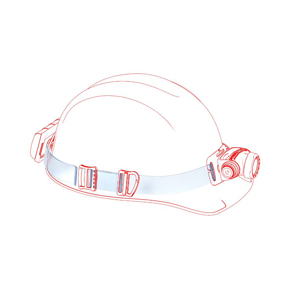 Transparent Silicone Headband Type A | H-Series Head Torches