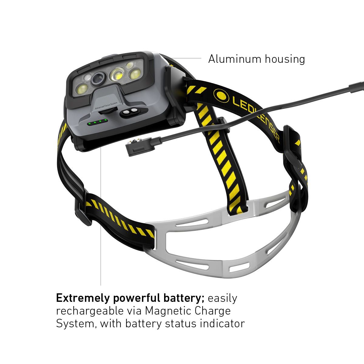 HF8R WORK Rechargeable Head Torch