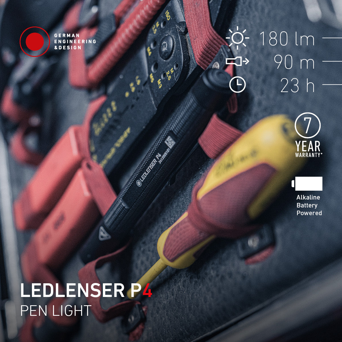 P4 Inspection Torch, 180 Lumens