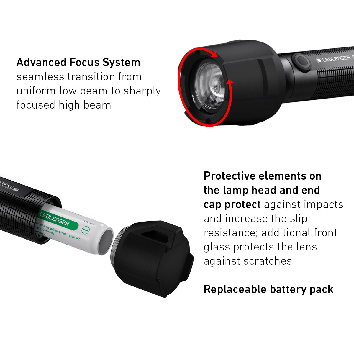 P5R Work Rechargeable Torch