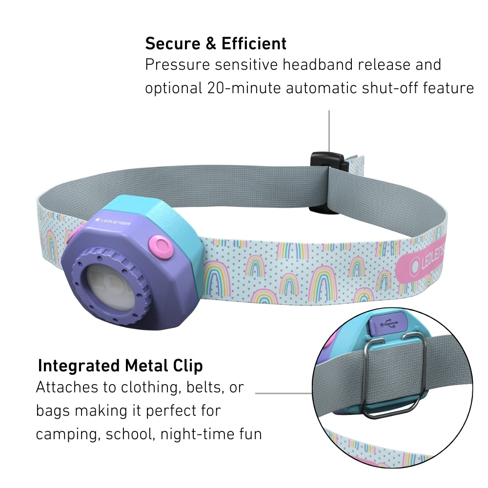 KidLED4R Rechargeable Head Torch