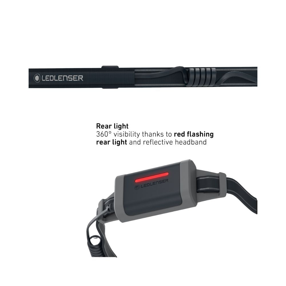 NEO5R Rechargeable Running Head Torch with Chest Strap