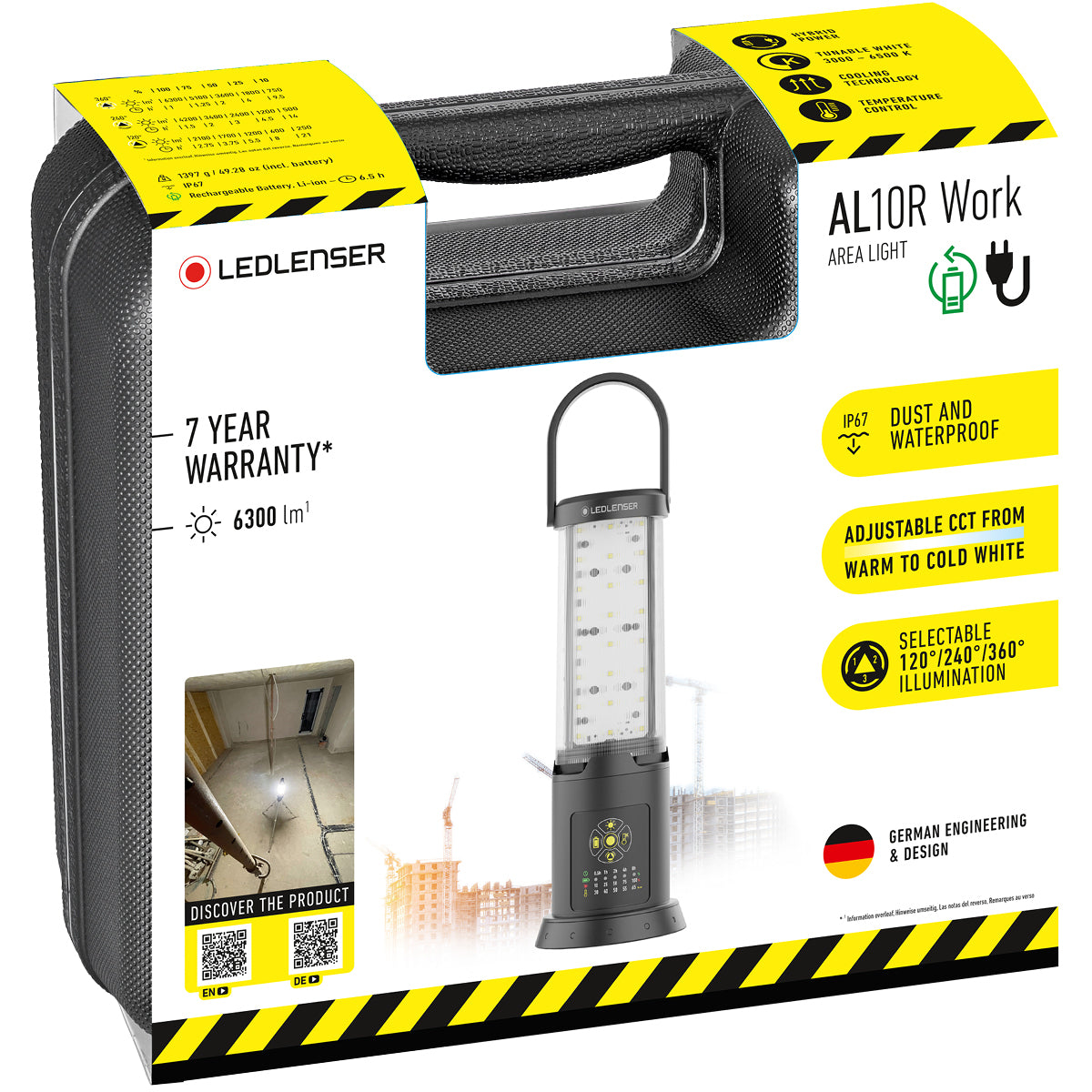 AL10R WORK Rechargeable Lantern, 6300 Lumens