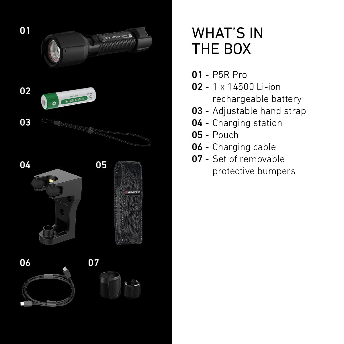 P5R Pro Rechargeable Torch, 750 Lumens