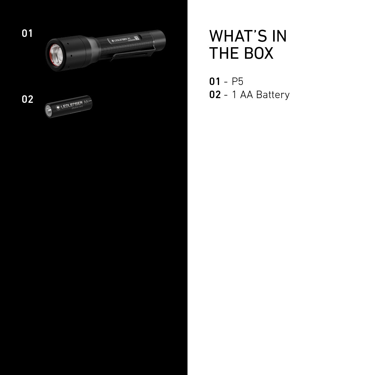 P5 Battery Operated Torch, 200 Lumens