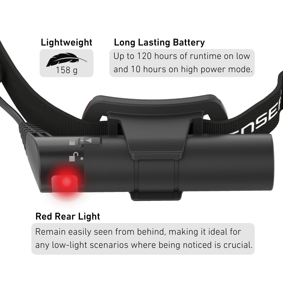 MH10 SE Rechargeable Head Torch Special Edition, 600 Lumens