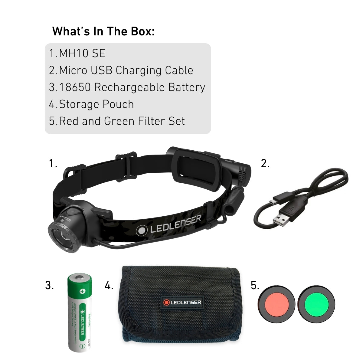 MH10 SE Rechargeable Head Torch Special Edition, 600 Lumens