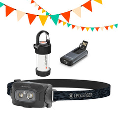 Festival Bundle - ML4 Lantern + HF4R Core Head Torch + K6R 4GB Keyring Torch