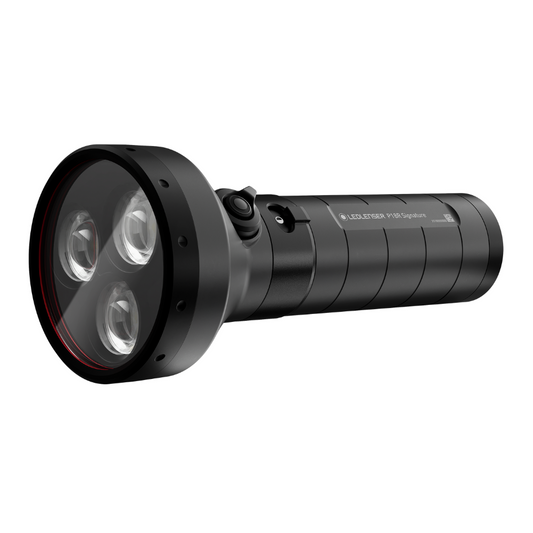 P18R Signature Torch with multiple LEDs on a white background
