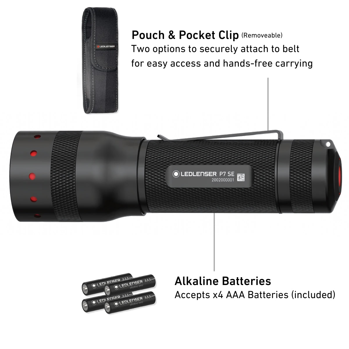 P7 SE Torch & H7 SE Head Torch Special Edition Battery Operated Bundle
