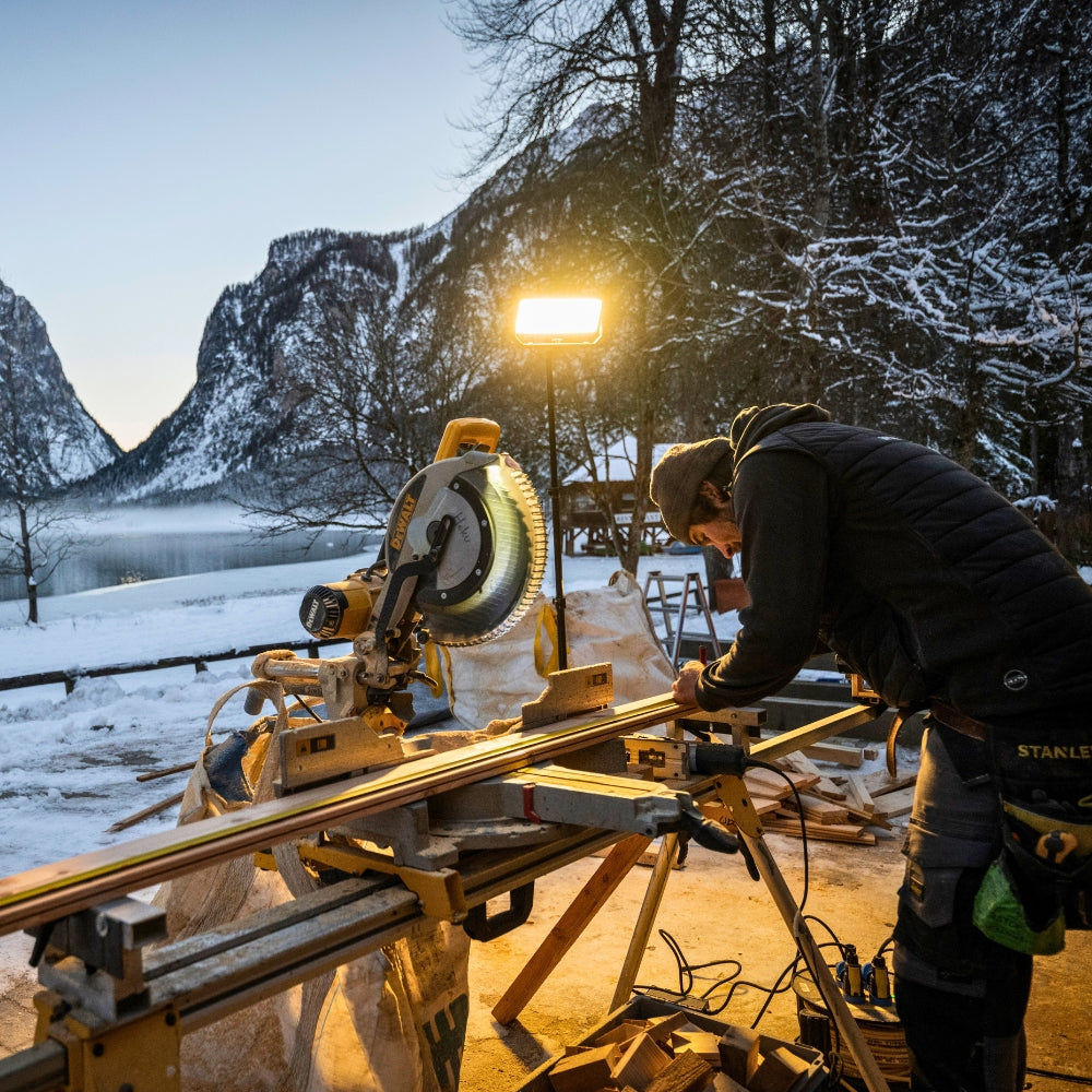 AF12R WORK Rechargeable Area Flood Light, 8000 Lumens