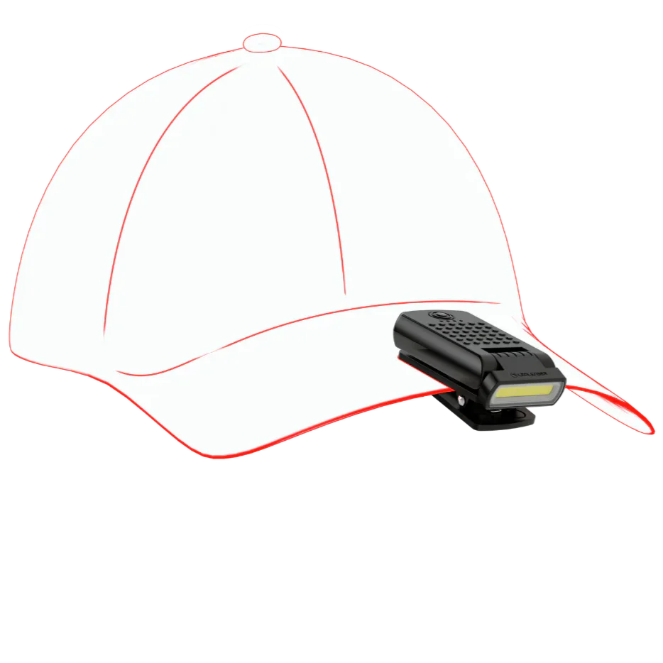 W1R Police Blue Flash Rechargeable Clip Light