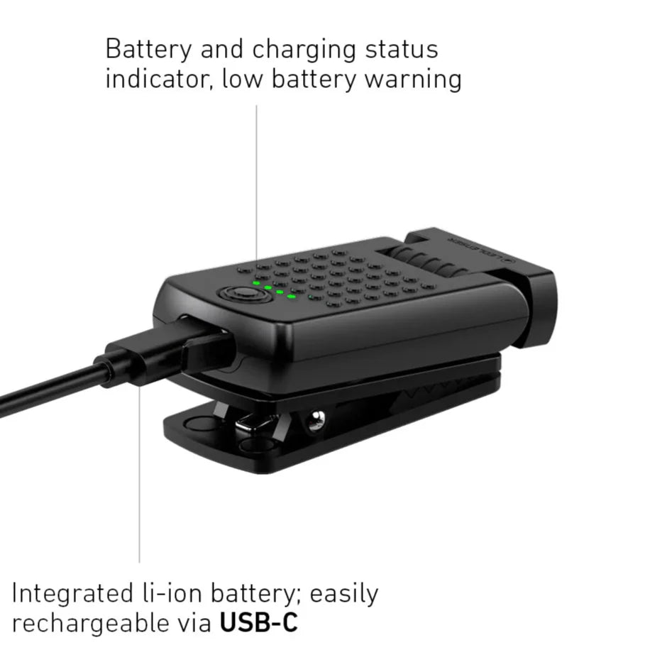 W1R Police Blue Flash Rechargeable Clip Light
