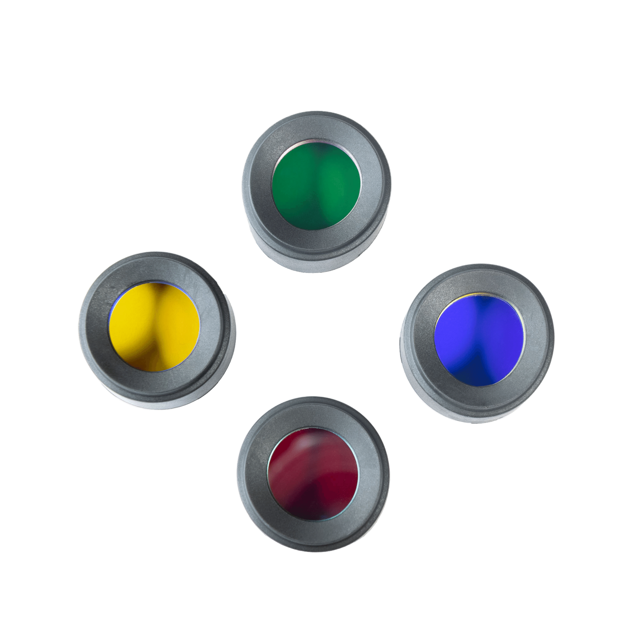 Torch Colour Filter Caps 29.5mm, Set of 4