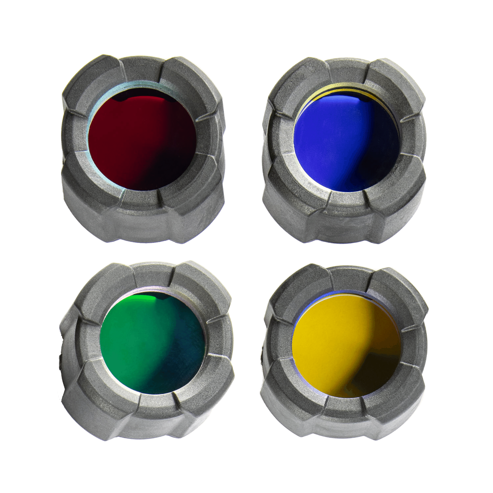 Torch Colour Filter Caps 32.5mm, Set of 4 for MT10 Torch