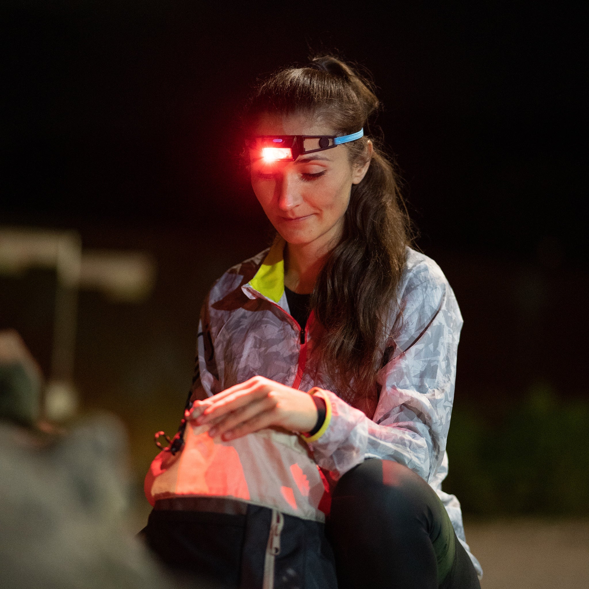 NEO1R Rechargeable Running Head Torch, 250 Lumens