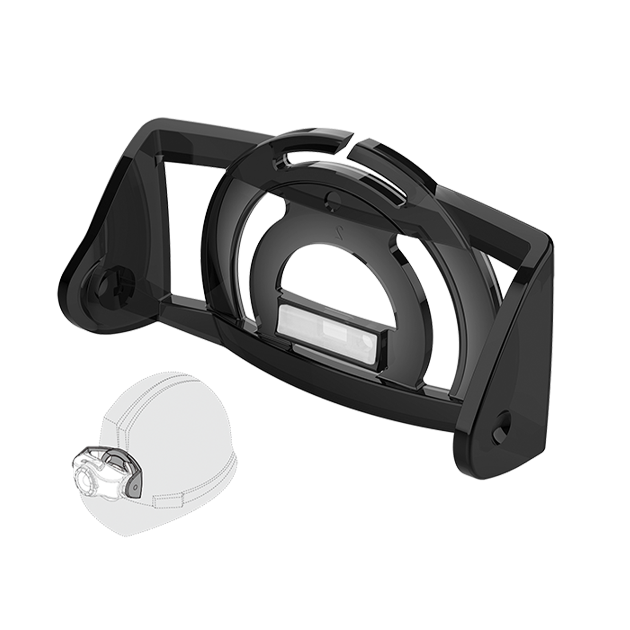 Head Torch Helmet Connecting Kit for MH7 and MH8, Type E