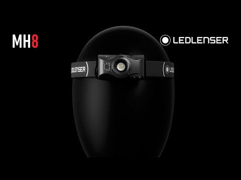 Ledlenser MH8 Head Torch | 400 Lumens | Rechargeable | Lamp & Handheld ...